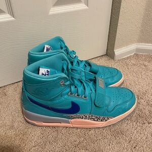Nike Air Turquoise and Blue Sneakers
